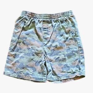 Excellent Okie Dokie Toddler Boys Camo PullOn Shorts Size 18 Months Cotton Blend